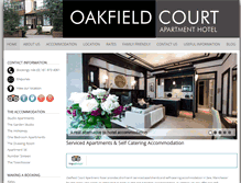 Tablet Screenshot of oakfield-court.co.uk